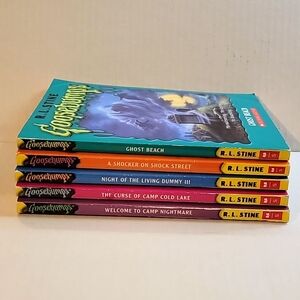 (5) GooseBumps Books Lot R. L. STINE